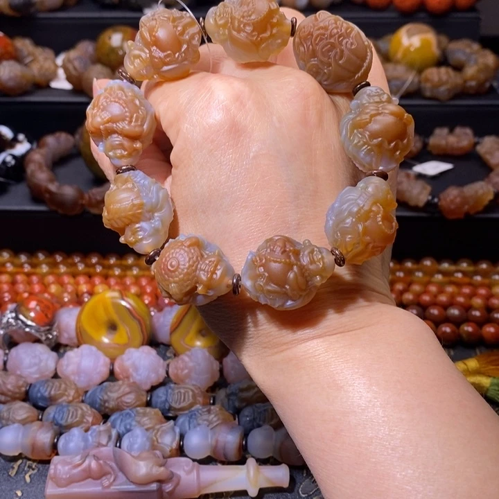 未镶嵌手链玛瑙/玉髓