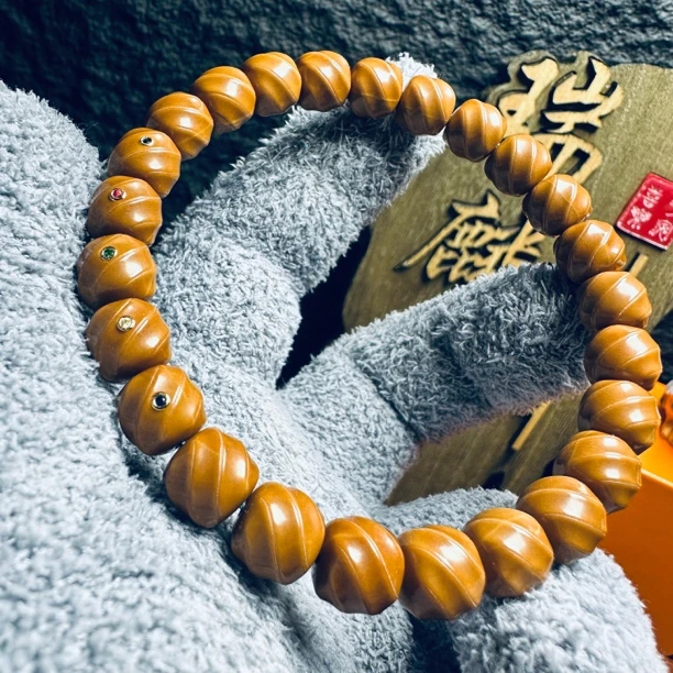 瑞麟贰号【玄机】猴头手串单圈人工雕刻精工无暇无药文玩包毕业