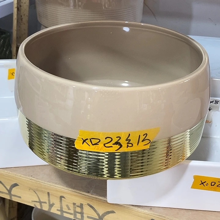 陶摆件陶盆有孔 瑕疵介意勿拍