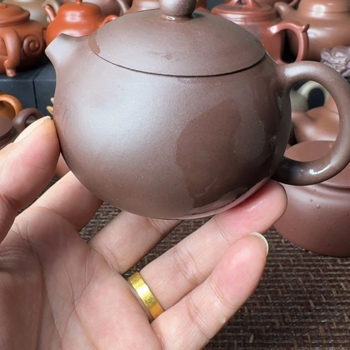 紫砂茶壶微微瑕紫砂壶