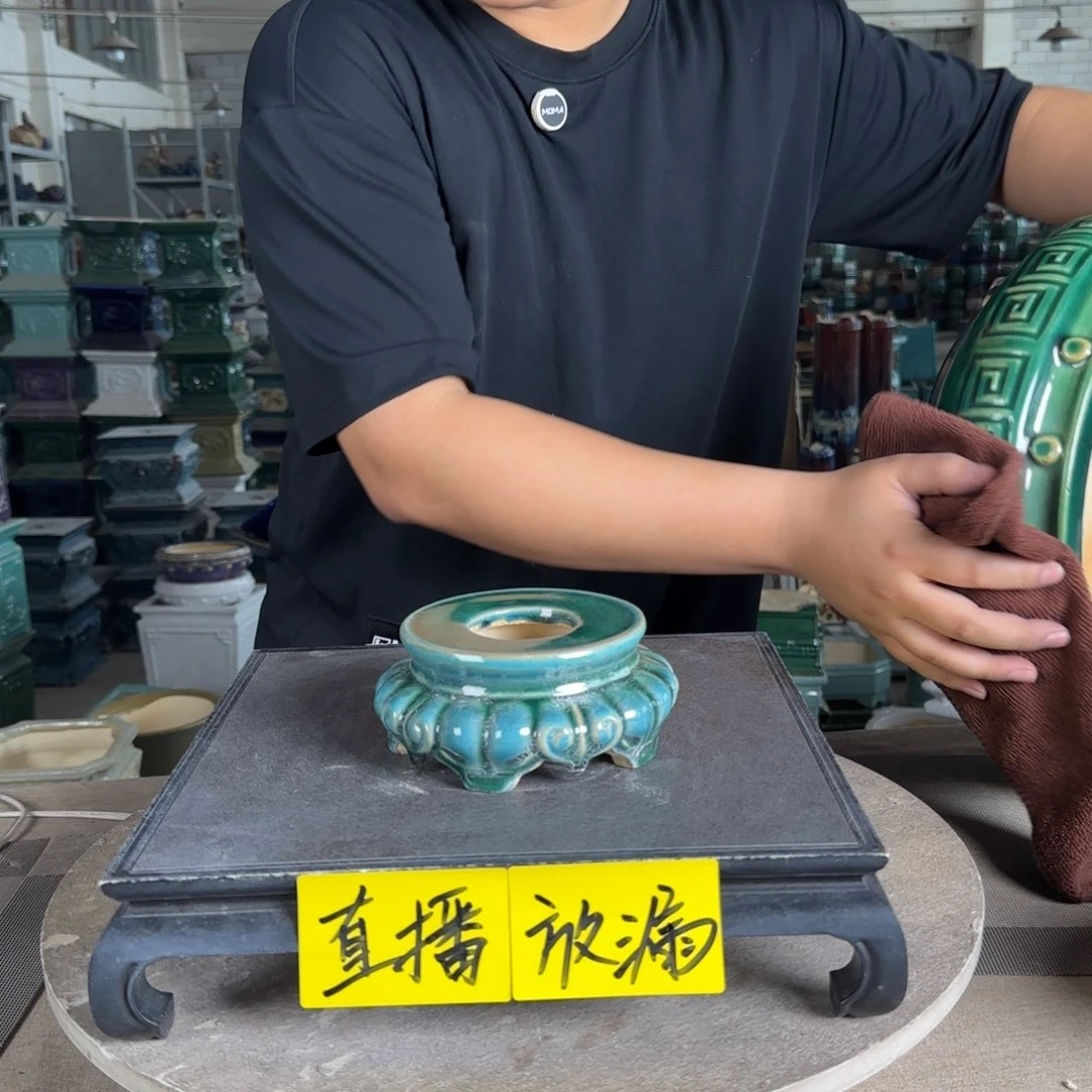 陶O****e。一风堂石湾花盆