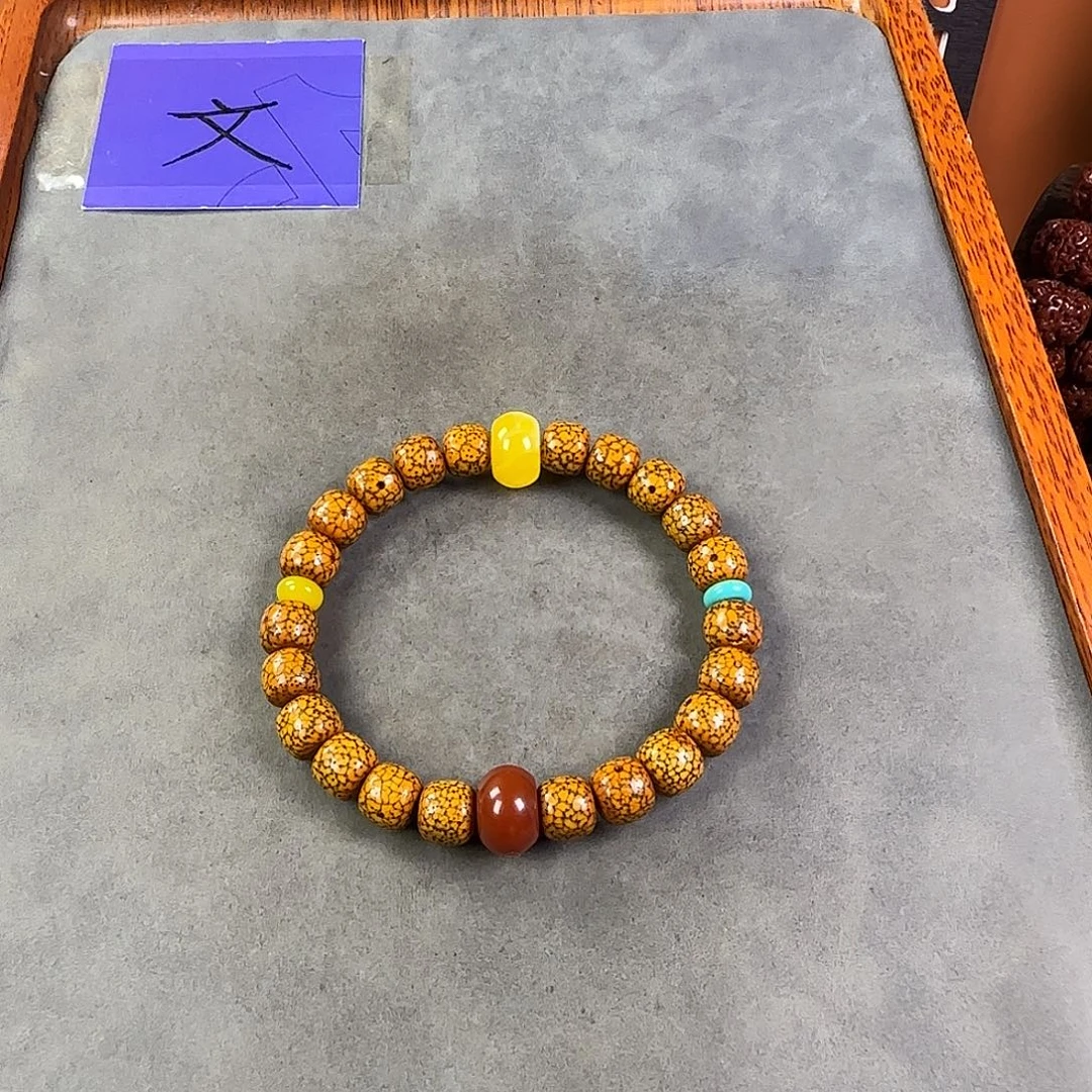 吊坠星月菩提手串