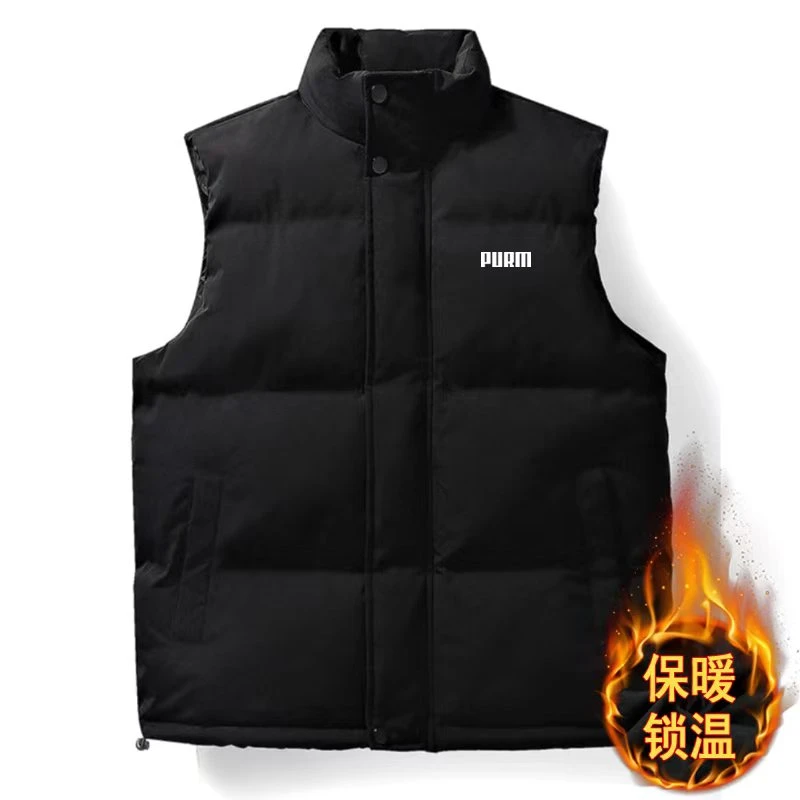 [专柜正品]新款棉马甲男女立领坎肩保暖秋冬季棉衣背心