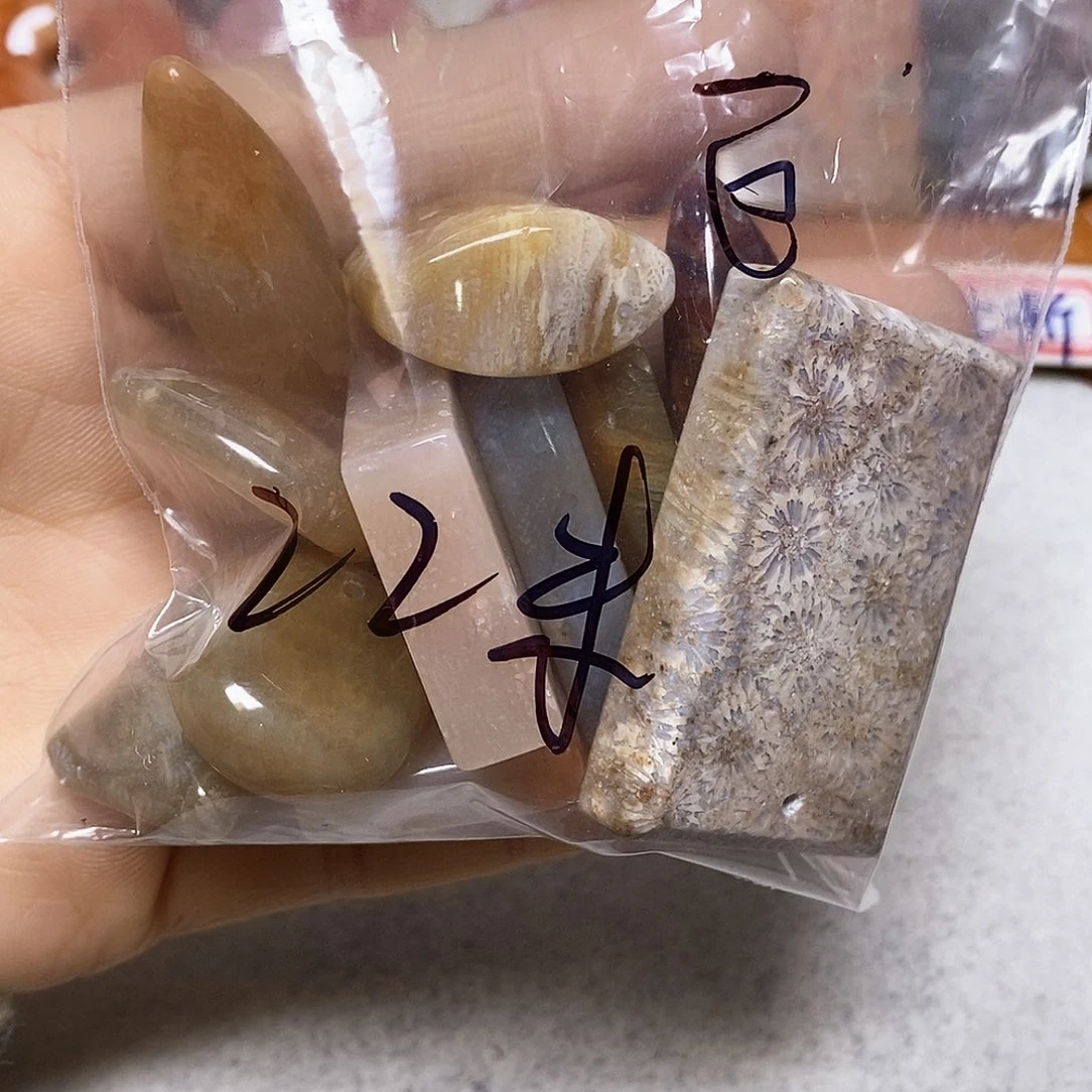 硅化玉颈饰未镶嵌巨*?