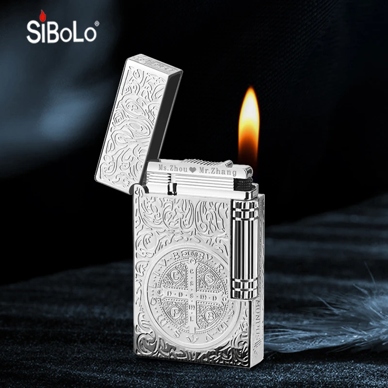 SiBoLo/仕保罗品牌奢侈品朗声充气打火机送男士男生商务送礼