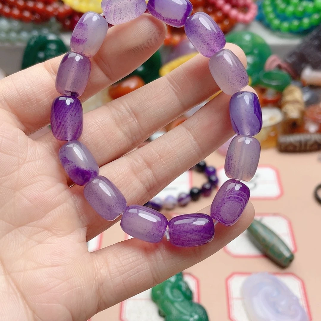 玛瑙/玉髓颈饰合金滴*D