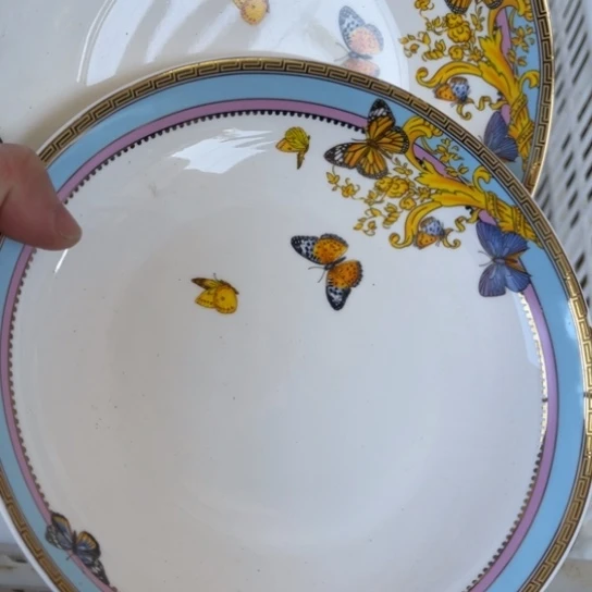 库存陶瓷瑕疵不影响使用8寸汤盘