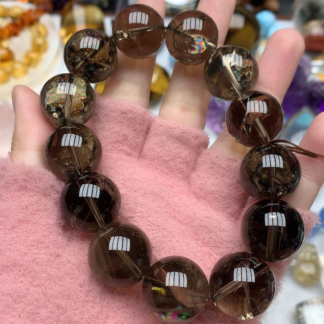 未镶嵌水晶珠宝半成品18+茶阿塞