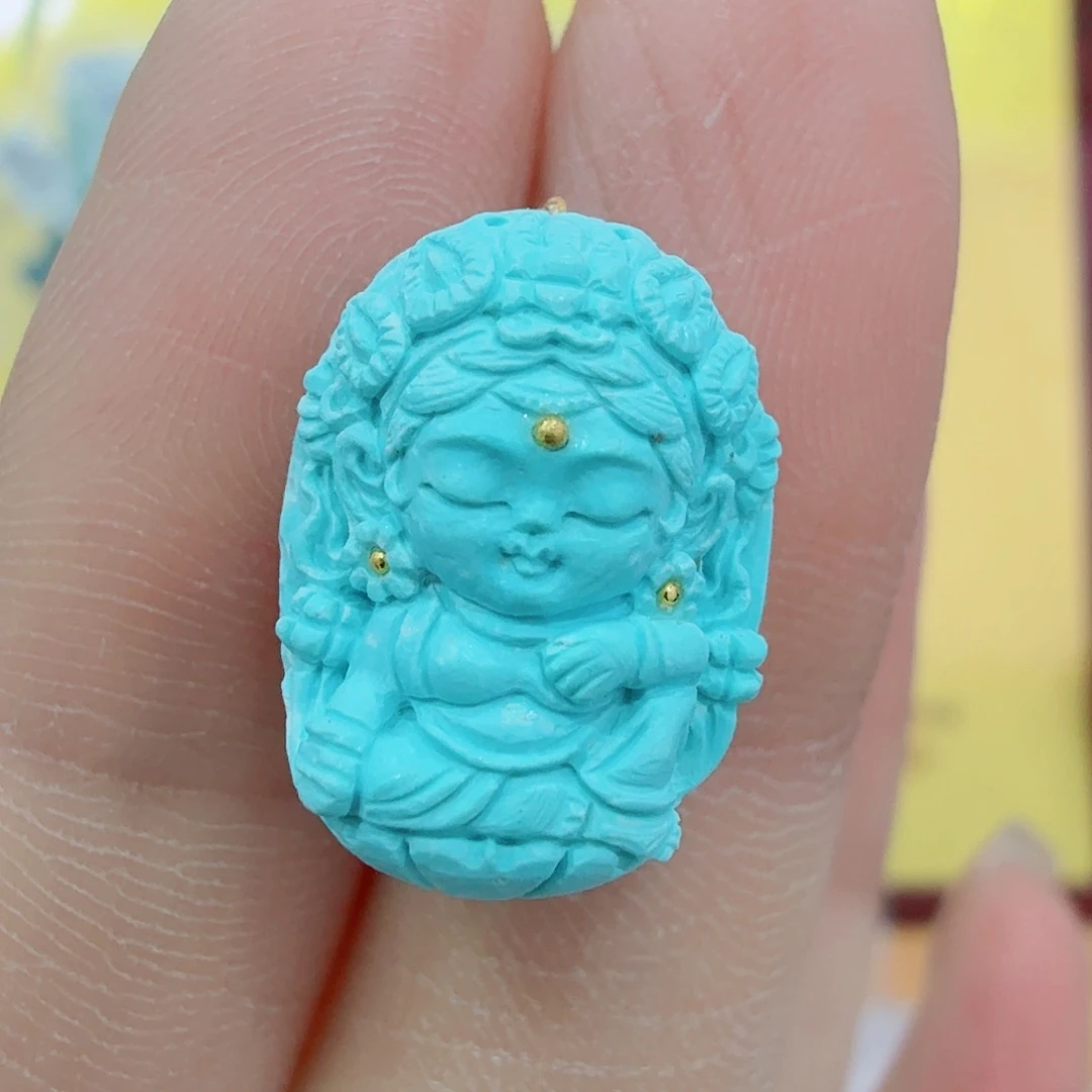 未镶嵌绿松石珠宝奇石
