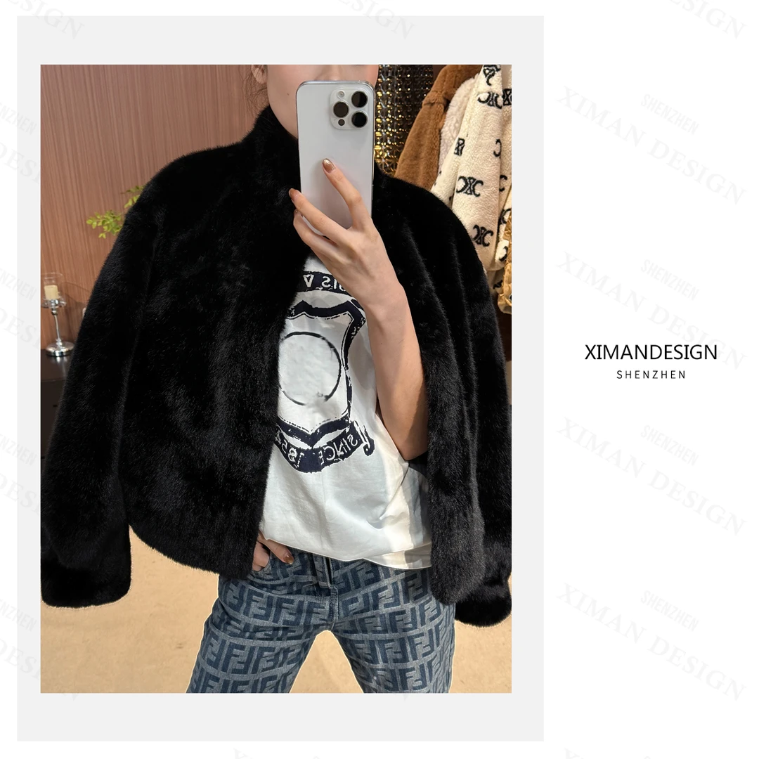 XI MAN【星辰2024秋冬高密皮毛一体外套】