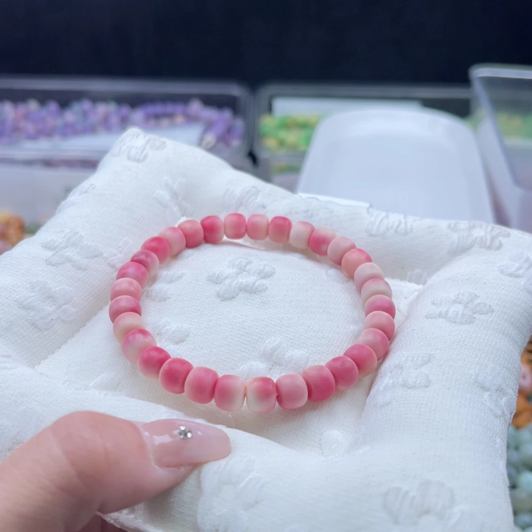 白玉菩提吊坠q8mm30颗。海南小白玉