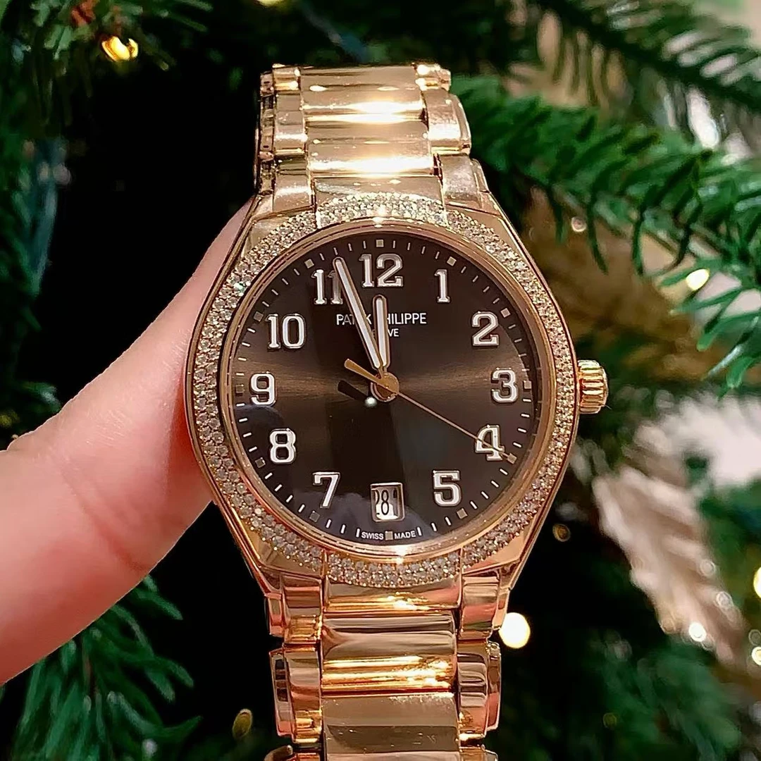 99新 Patek Philippe/百达翡丽 twenty-4自动36盘玫瑰金 盒