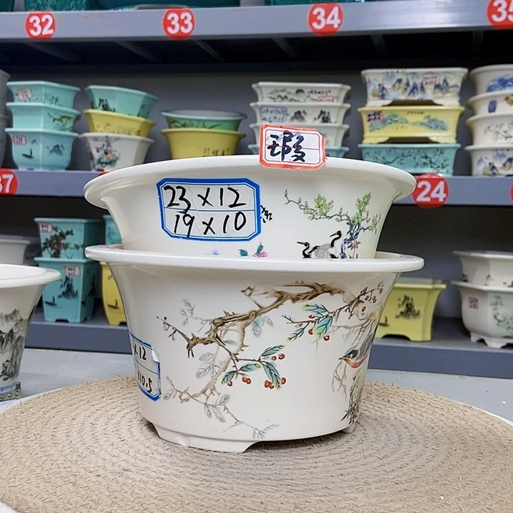 紫砂花瓶紫砂花盆