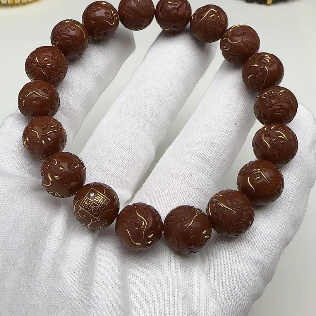 猴头核桃手串龙凤手串