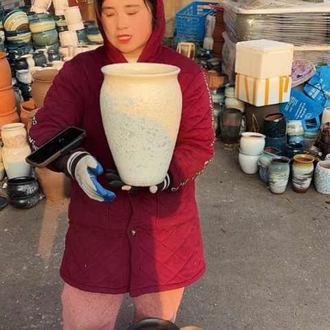 口20高31，瑕疵盆子
