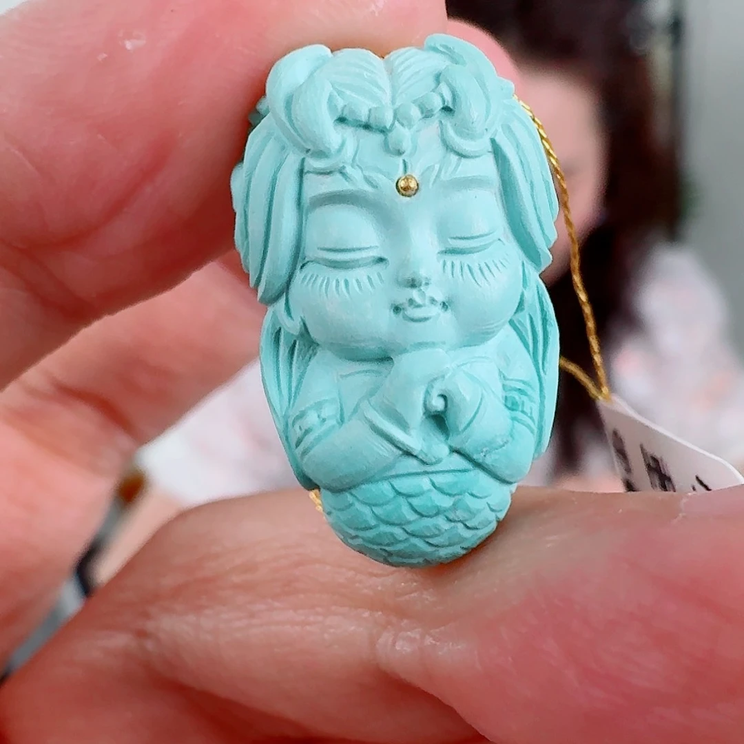 未镶嵌绿松石珠宝奇石