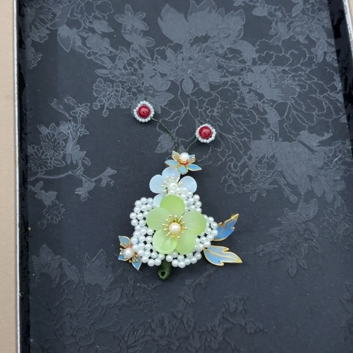 醋酸铁合金鹅毛仿点翠