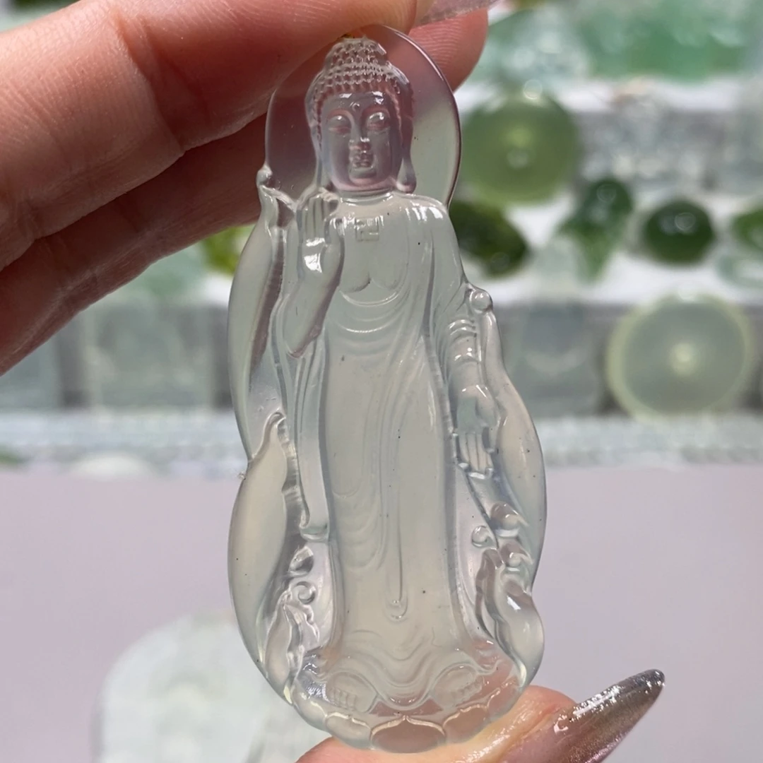 一****蛇纹石玉未镶嵌颈饰