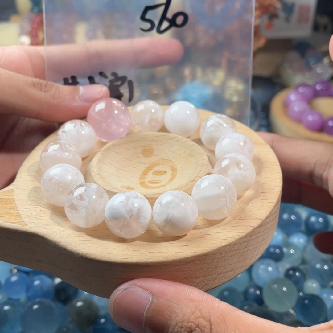水晶手链未镶嵌雪花jj