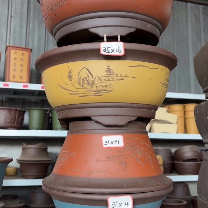 花盆紫砂100-4。