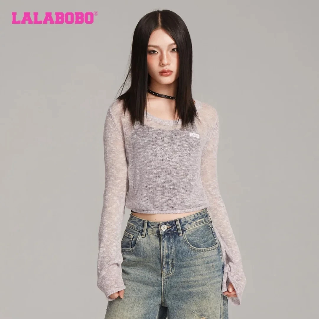 石家庄LALABOBO镂空春夏毛针织衫RBDC-TM15