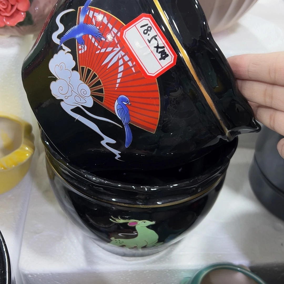 尾单陶瓷花盆凑单10米包邮