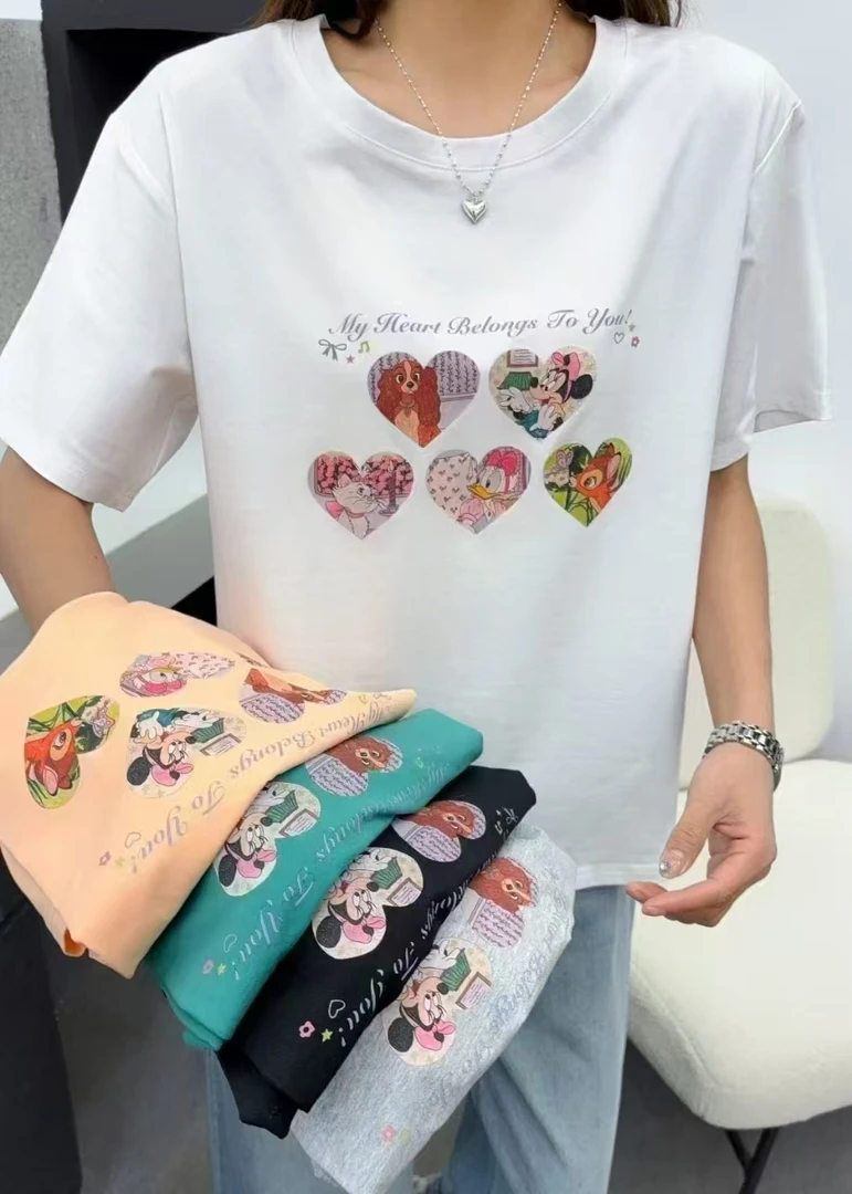 男女同款T恤黑色白色BM