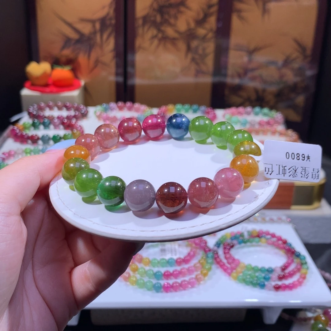 未镶嵌手链碧玺碧玺