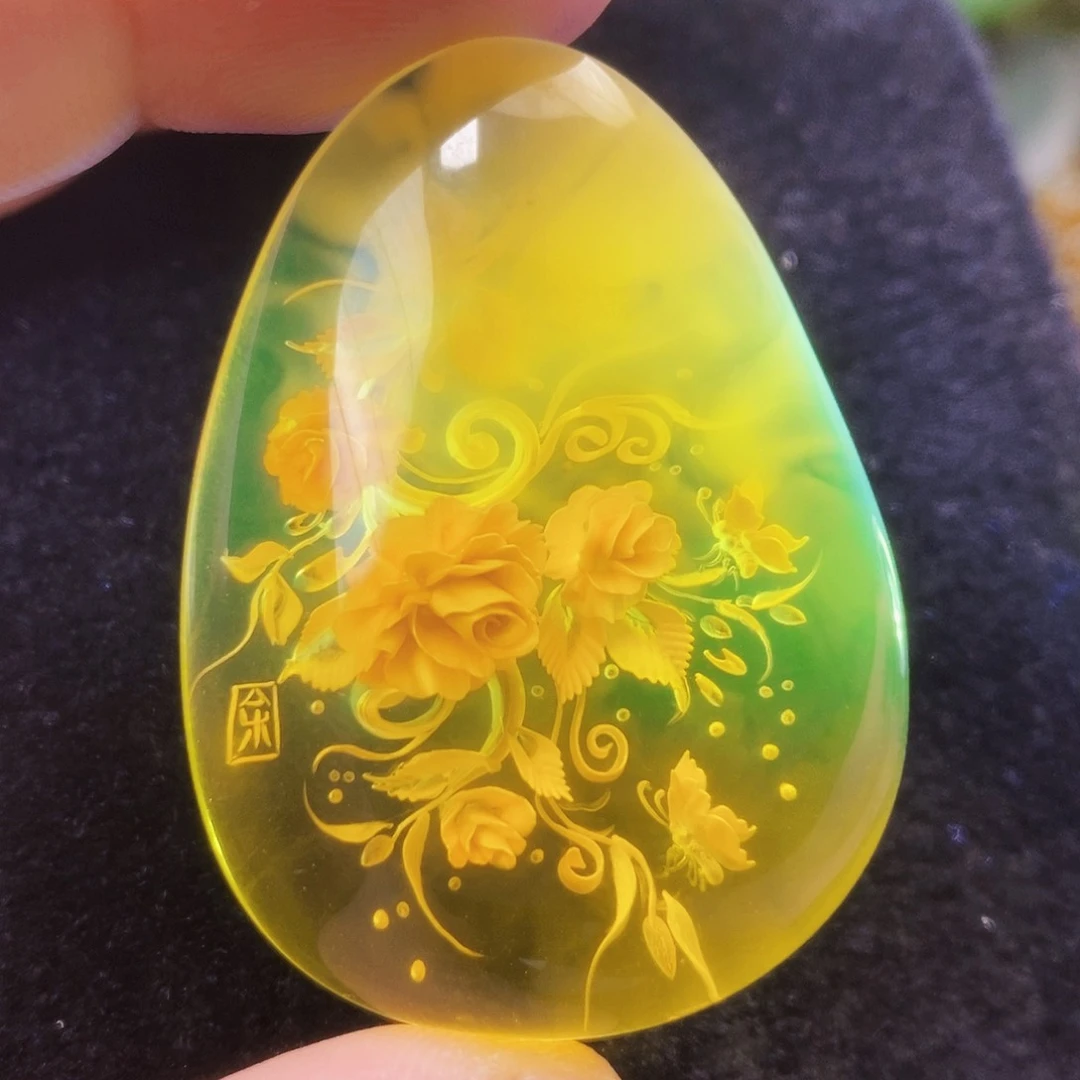 【闪购商品】金珀吊坠(不含链)未镶嵌