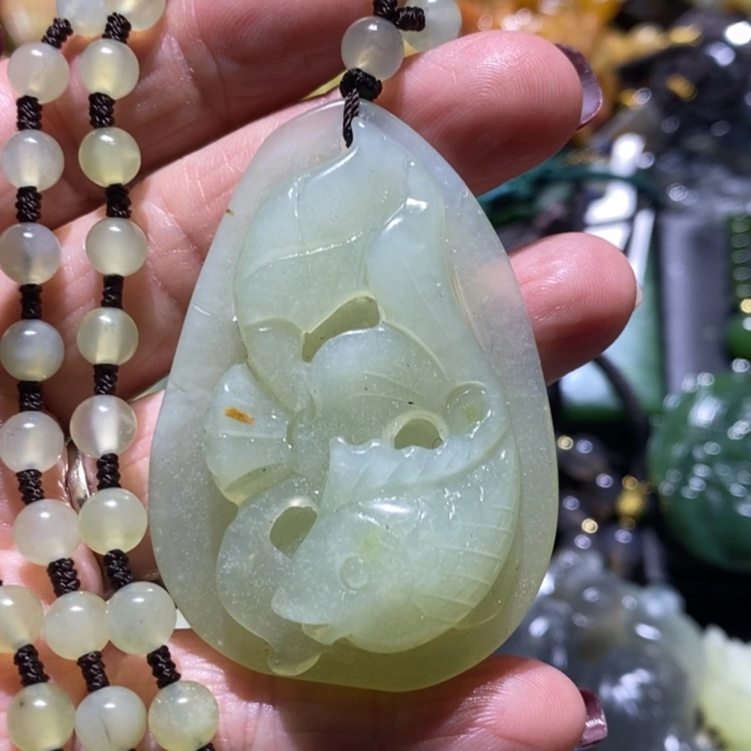 【闪购商品】岫玉毛衣链未镶嵌