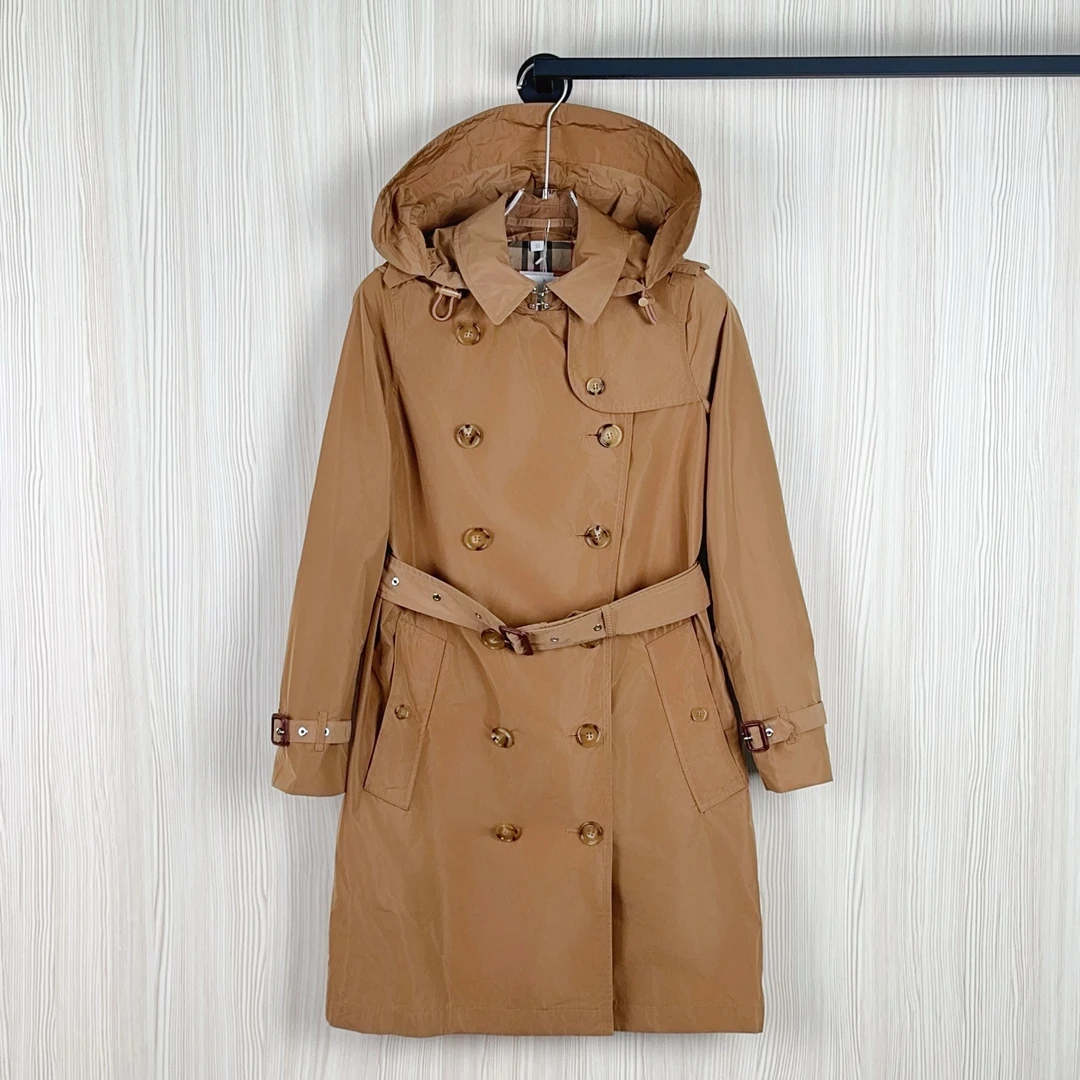 99新 BURBERRY/博柏利 风衣 尺码uk4/成色看直播GSS28215