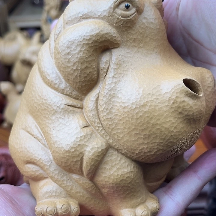 M***C紫砂茶宠紫砂河马