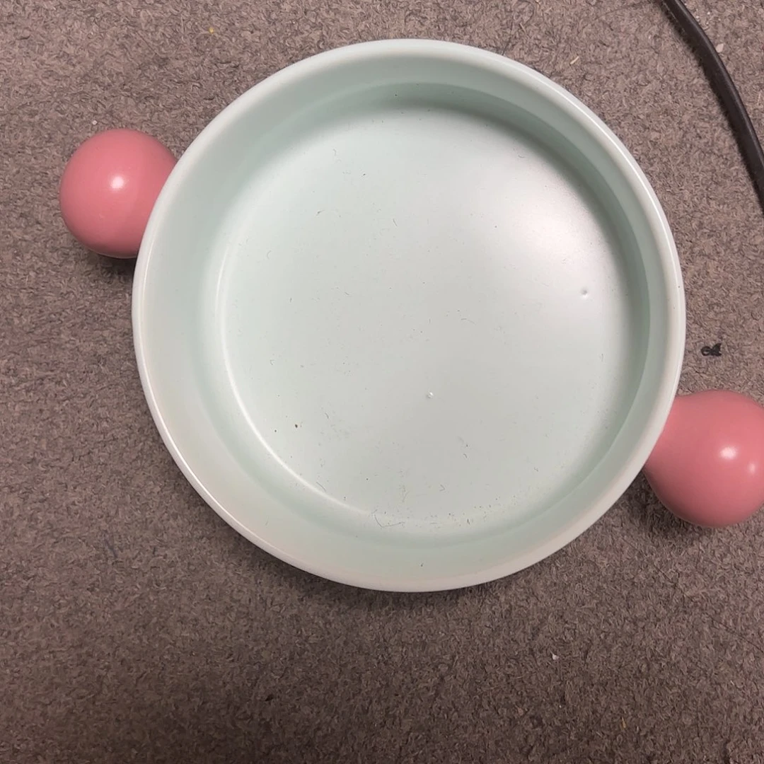 白瓷蓝色双耳球球六寸