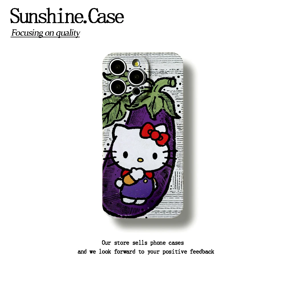 【番茄case专属】茄子KT软壳适用苹果oppo华为vivo小米手机壳