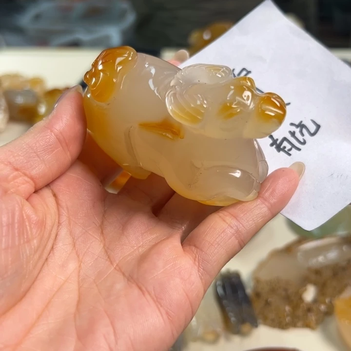 玛瑙/玉髓吊坠(不含链)未镶嵌