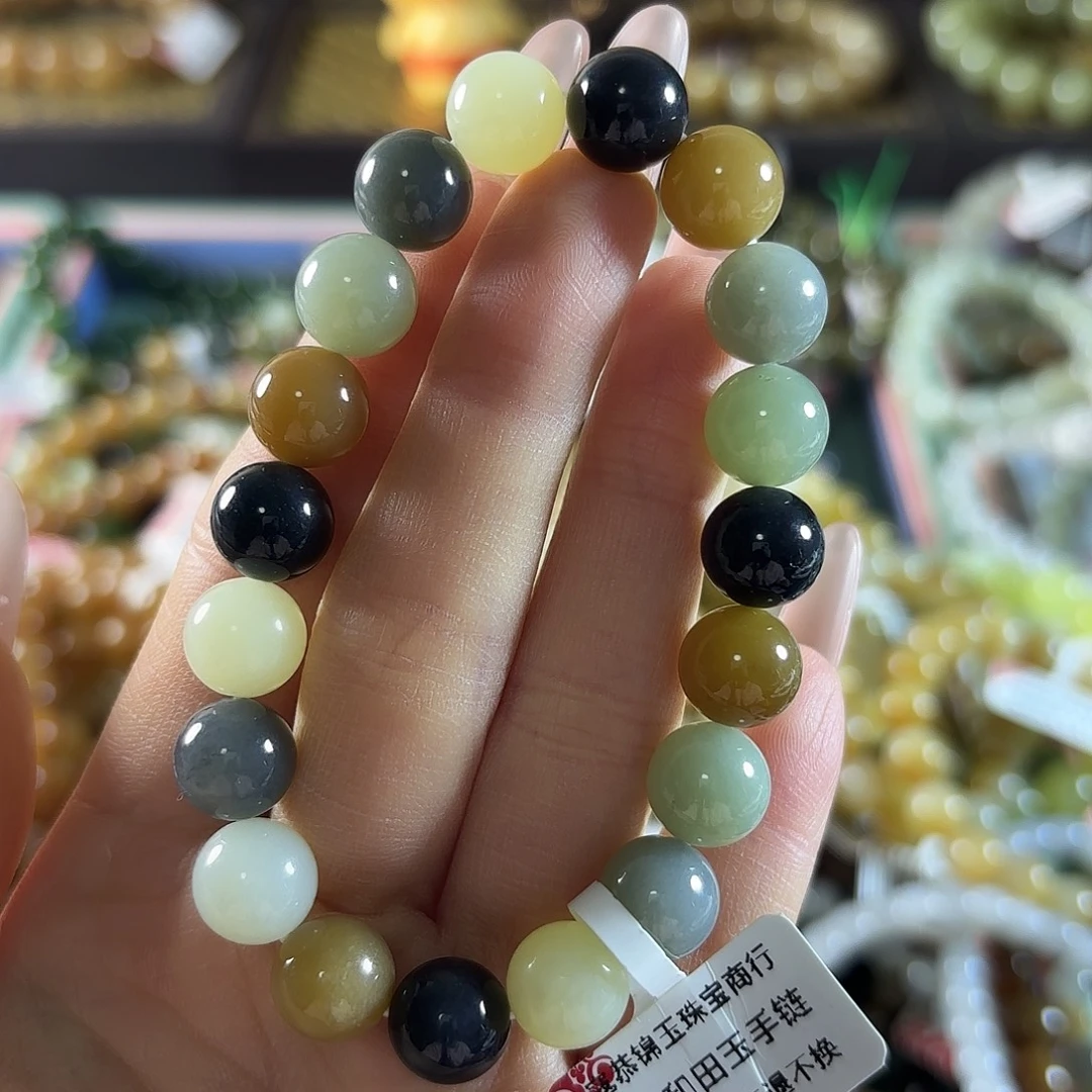 和田玉未镶嵌手链79