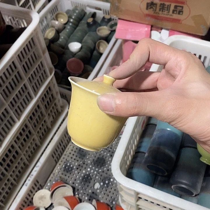 鲤***鲤微瑕茶具介意勿拍