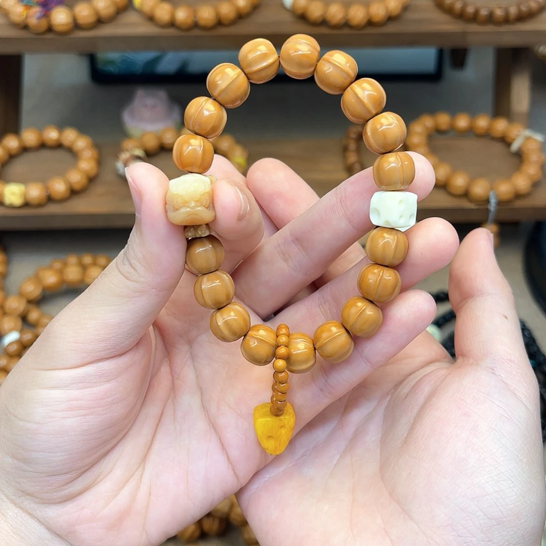 猴头核桃手串F*搭配醒狮