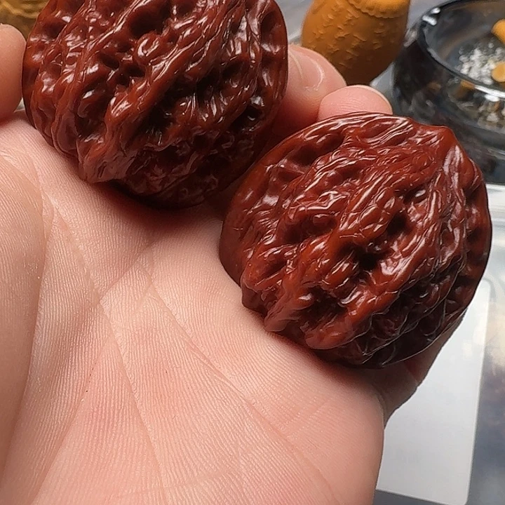 吊坠文玩核桃虎头099
