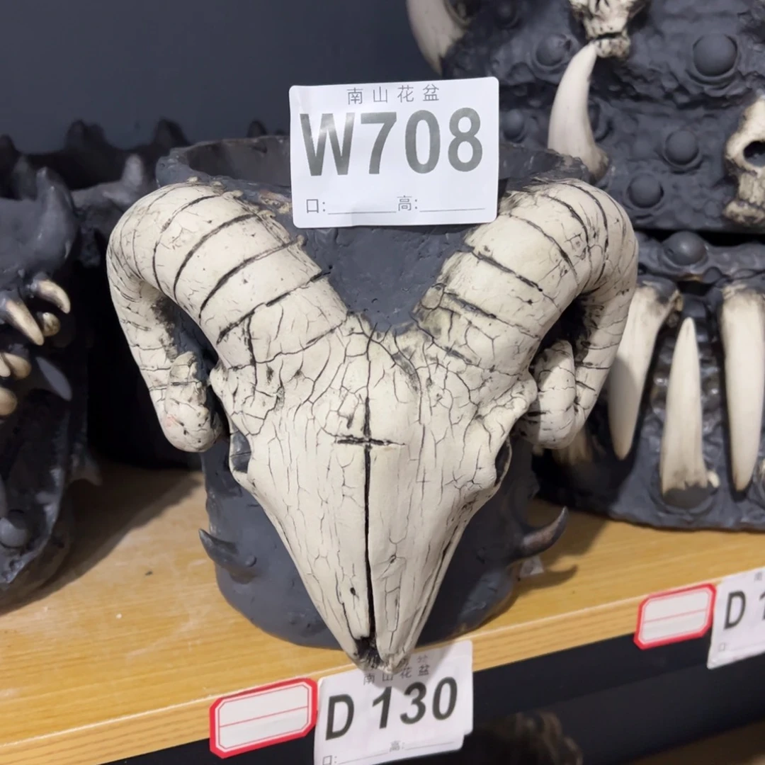 瓶读*景德镇手捏花盆摆件