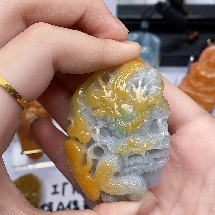 颈饰未镶嵌翡翠翡翠A货
