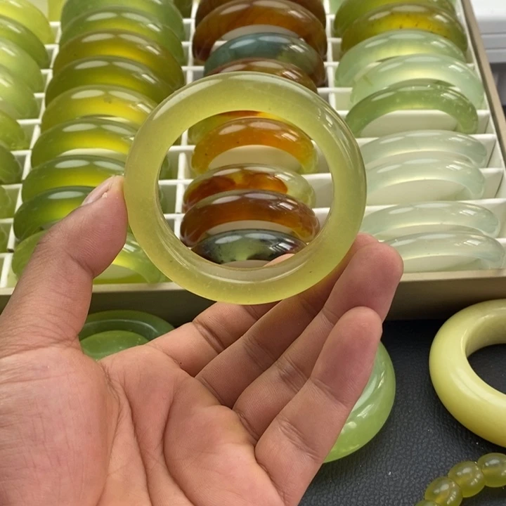 蛇纹石玉合金手镯54