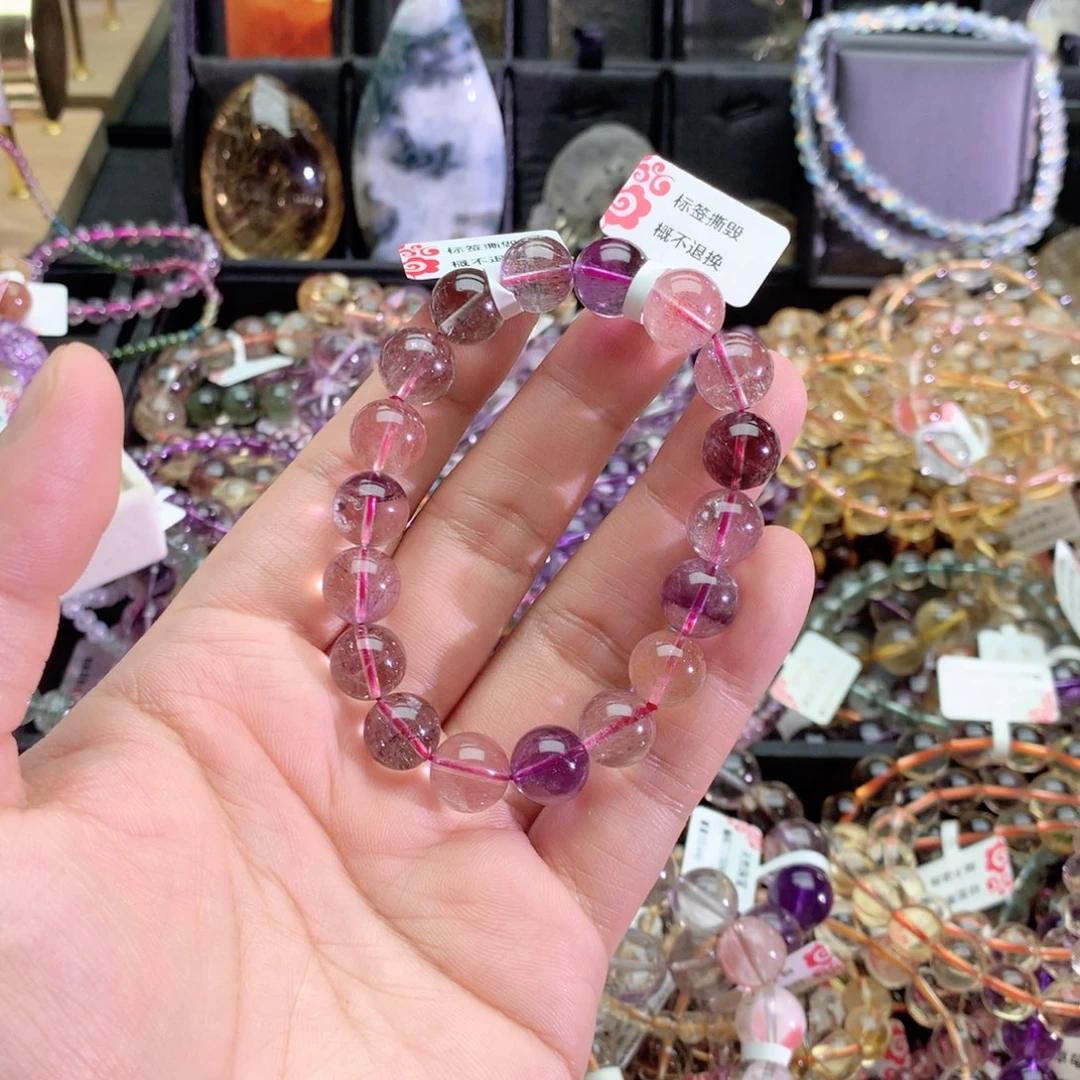 菜***c未镶嵌手链水晶超七手链11+