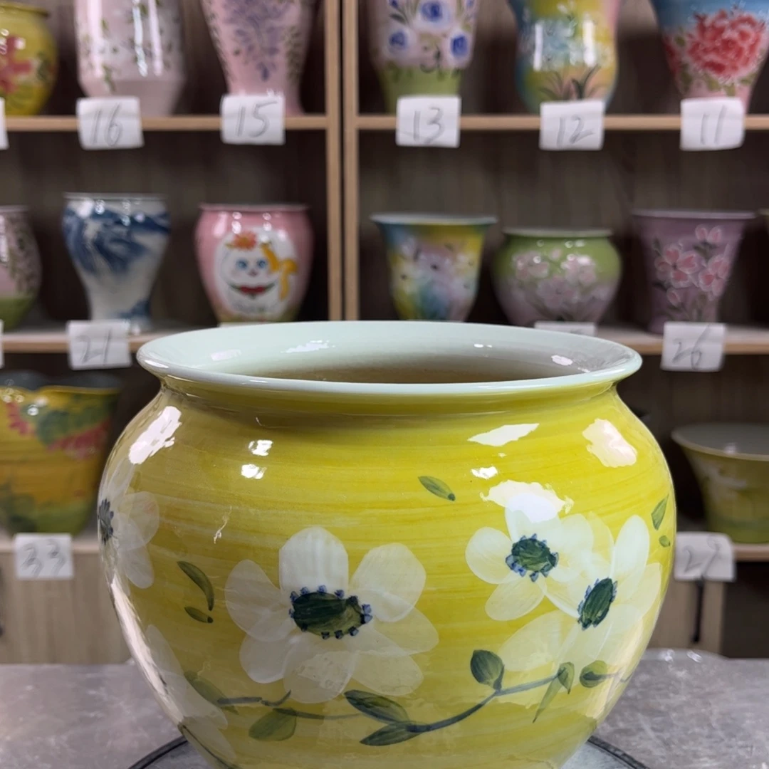 景德镇陶瓷花盆花盆