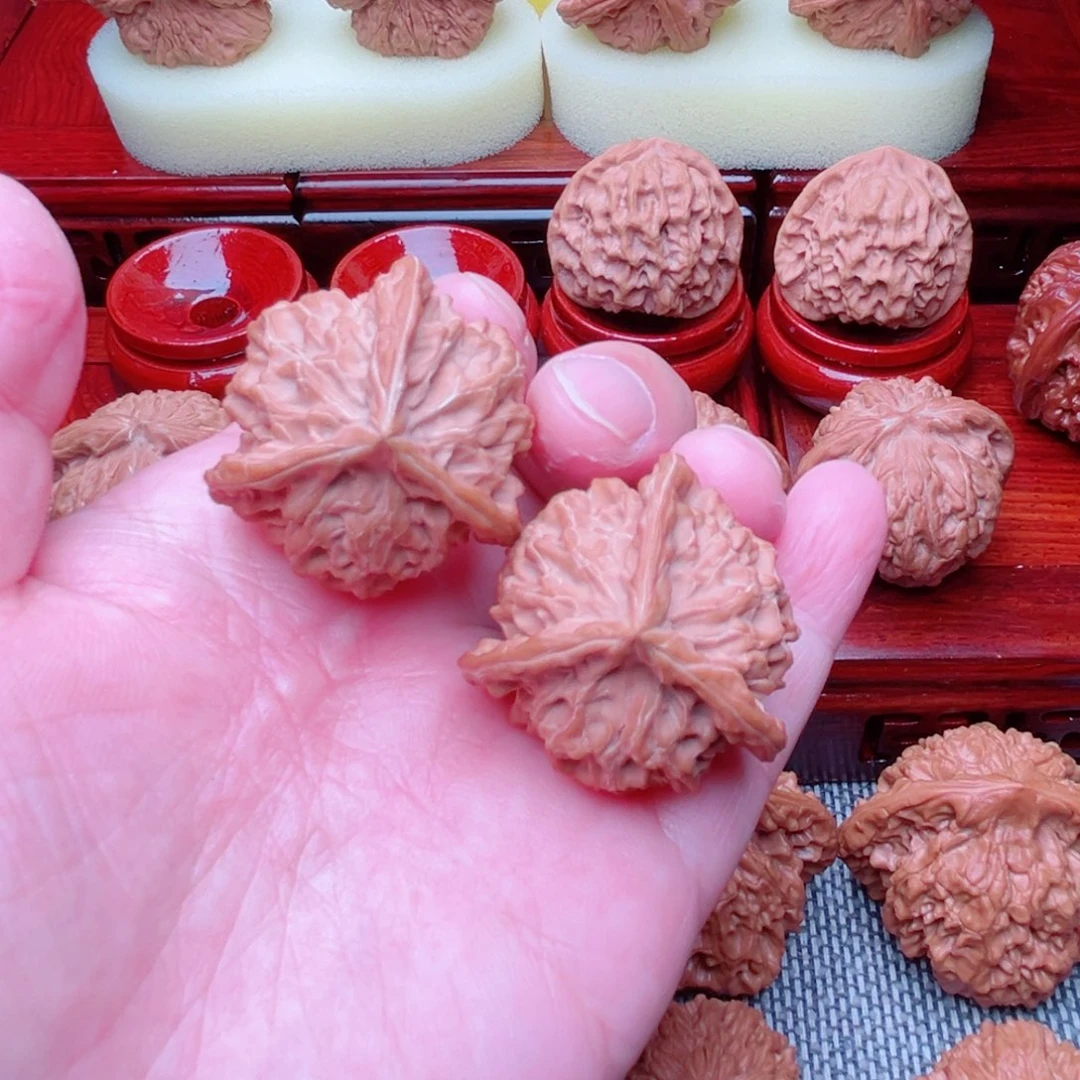 吊坠文玩核桃盘山三棱37尺