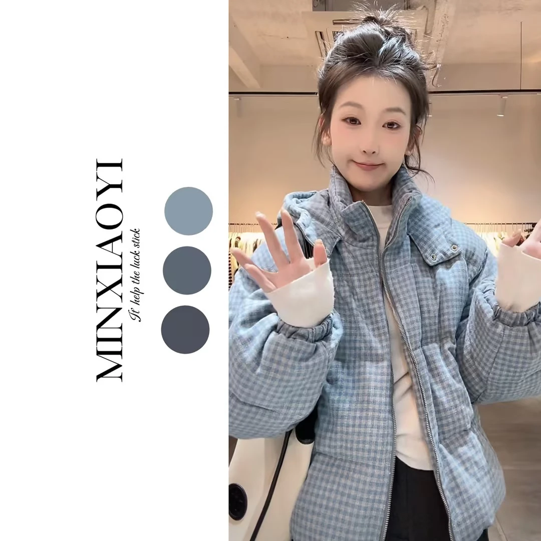 【闵笑一】格里书屋#M584秋冬款轻羽绒服外套280g白鸭绒品质上衣