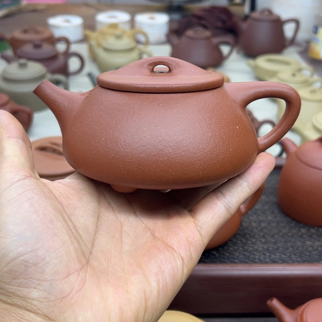 八***人茶壶紫砂石瓢微瑕300ccc