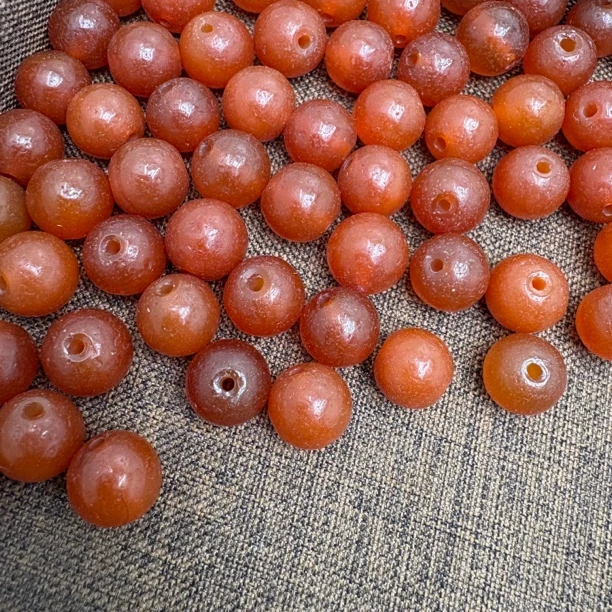 旧红玛瑙配串珠子卡10mm福利配珠包浆油润