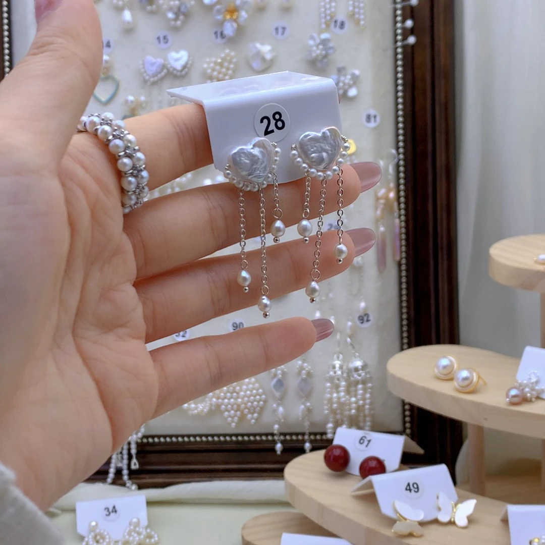 未镶嵌耳饰淡水珍珠