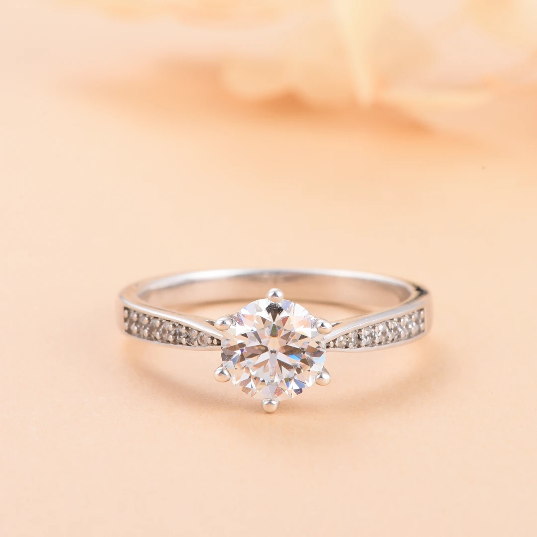 【璀璨美钻】女款ZJ小蛮腰0.5ct 1.0ct 2.0ct 3.0ct戒指